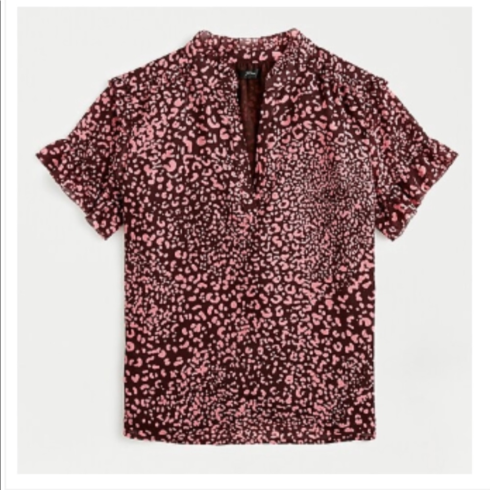 J. Crew Printed Blouse